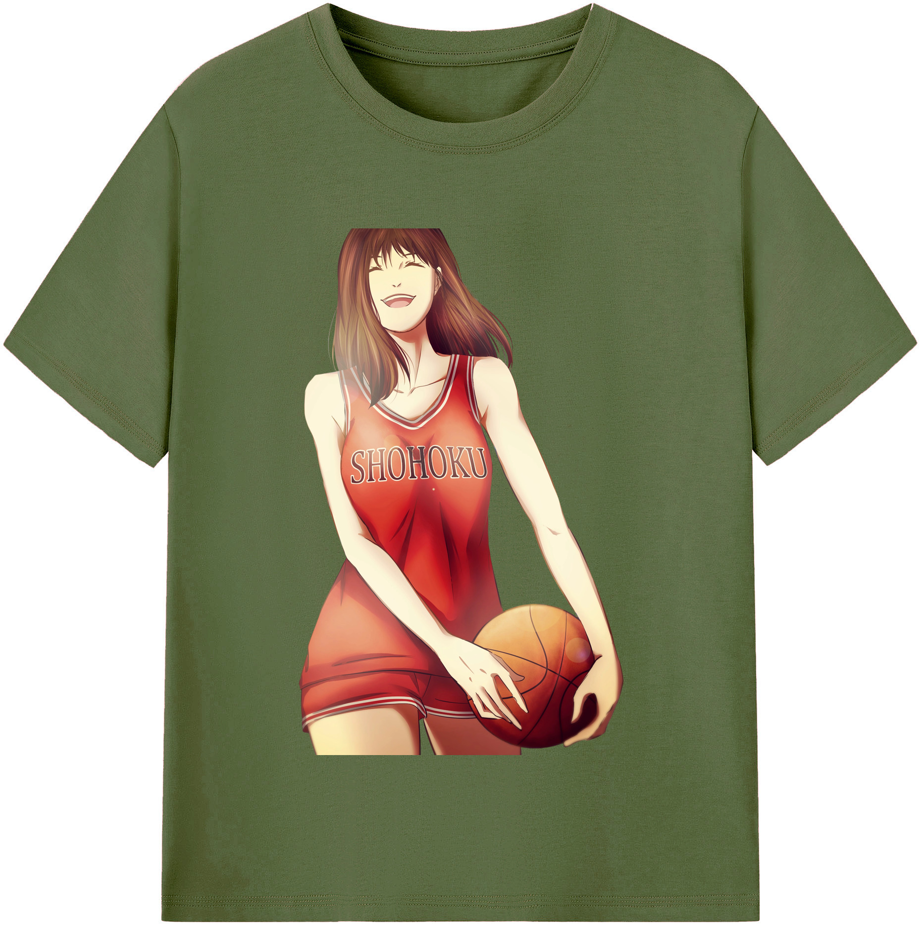 SLAM DUNK／スラムダンク 綿100％半袖Tシャツ（フロントプリント）